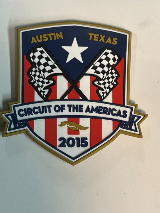 Circuit of The Americas Other - Circuit Of The Americas Crest Magnet 2015 Austin Texas Shield Multicolor LOT 2